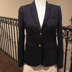NWT J. Crew SCHOOLBOY Navy Blazer Jacket 6